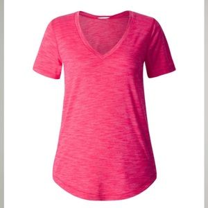 Lululemon 2 Short Sleeve V Neck What the Sport Tee